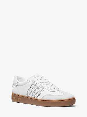 Scotty Embellished Leather Sneaker