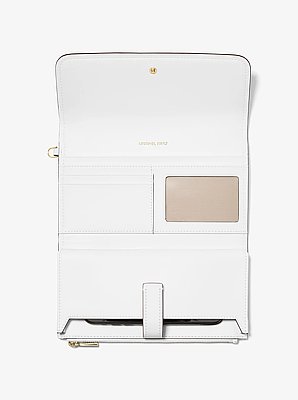 Jet Set Medium Pebbled Leather Smartphone Wristlet