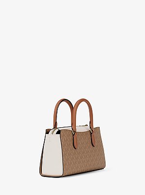 Petit sac messager Arden &agrave; logo Signature et &agrave; blocs de couleurs