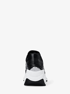 Kaia Mixed-Media Trainer