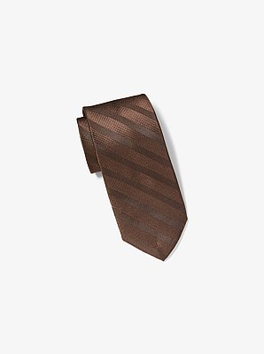 Corbata de seda a rayas