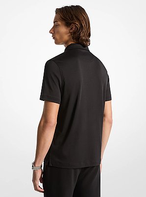 Cotton Half-Zip Polo Shirt
