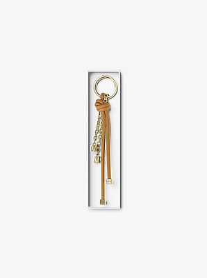 Gold-Tone and Cord Bag Charm