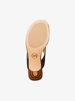 Anneka Signature Logo Thong Sandal