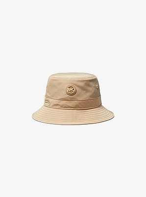 Sombrero tipo pescador tejido con logotipo