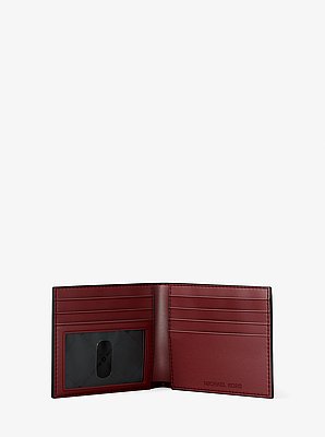 Hudson Pebbled Leather Billfold Wallet