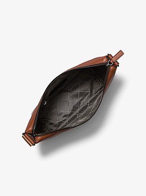 Sac en forme de croissant Cooper en cuir grain&eacute;