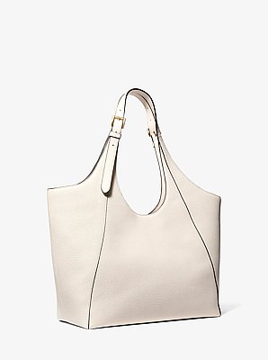 Bernie Large Pebbled Leather Tote Bag