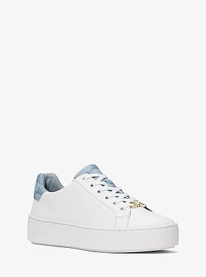 Poppy Logo Trim Sneaker