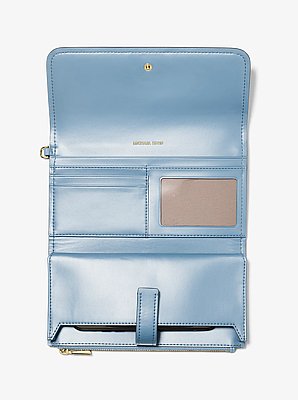 Jet Set Medium Pebbled Leather Smartphone Wristlet