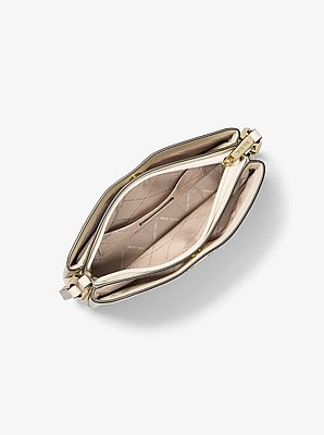 Trisha Pebbled Leather Crossbody Bag With Pouch Gift Set