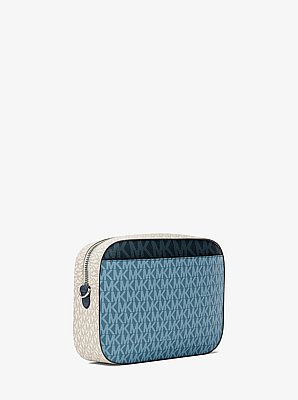 Jet Set Large Signature Logo Crossbody Bag
