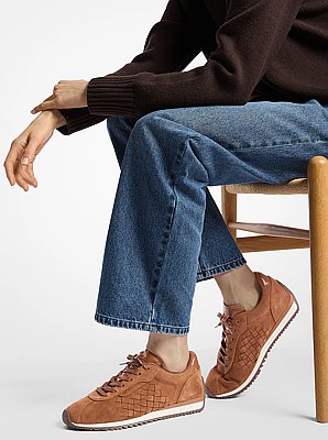 Rhodes Woven Suede Trainer