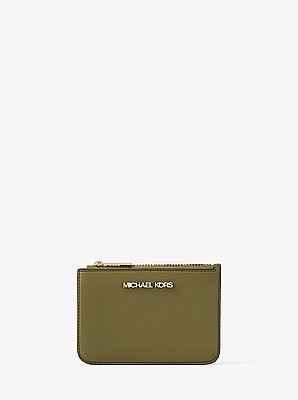 Jet Set Travel Small Saffiano Leather Coin Pouch