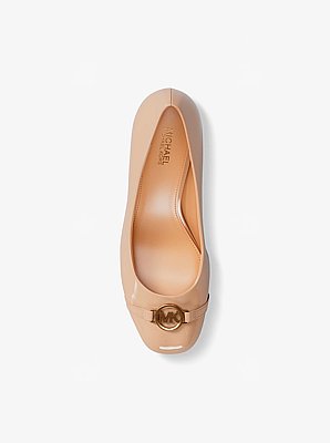 Dori Patent Block Heel Pump