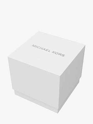 Petite Lexington Pav&eacute; Rose Gold-Tone Watch and Heart Bracelet Gift Set