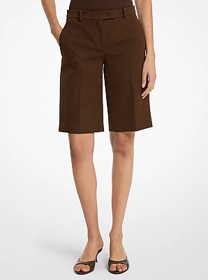 Stretch Cotton City Shorts