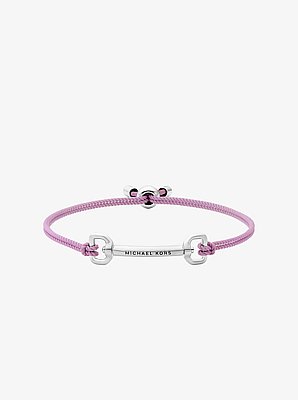 Horsebit Corded Slider Bracelet