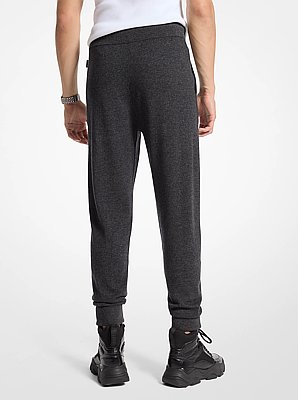Wool and Cashmere Blend Joggers