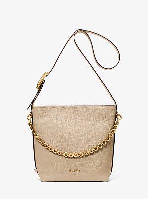 Petit sac fourre-tout seau Nolita en cuir grain&eacute;