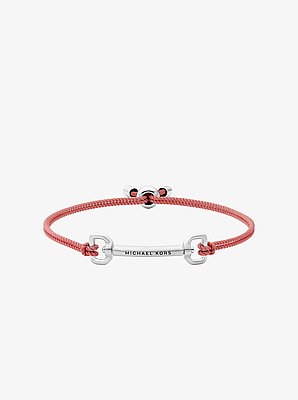 Horsebit Corded Slider Bracelet