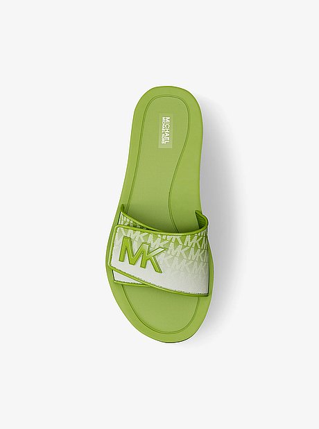 Palmer Ombr&eacute; Signature Logo Slide Sandal