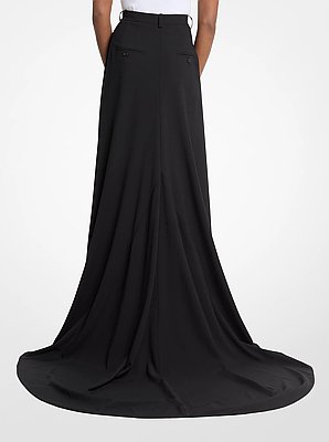 Pantal&oacute;n de &oacute;pera de sarga de lana