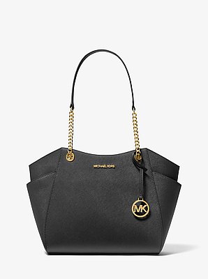 Jet Set Large Saffiano Leather Shoulder Bag