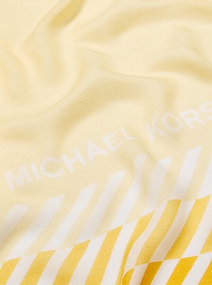 Gestreifter Schal aus Modal-Mischung