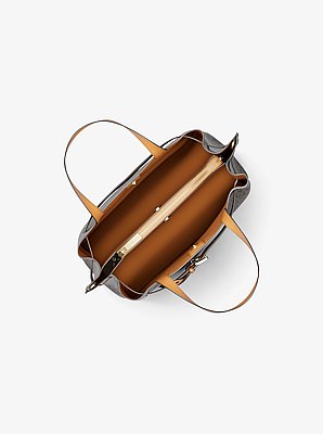 Emilia Small Signature Logo Satchel