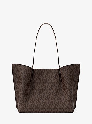 Emilia Large Signature Logo Tote Bag