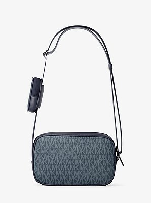 Cooper Signature Logo Camera Crossbody Bag With Pouch