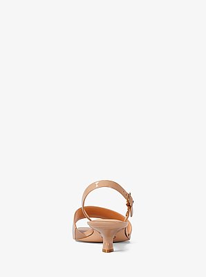 Merrie Patent Kitten Heel Sandal