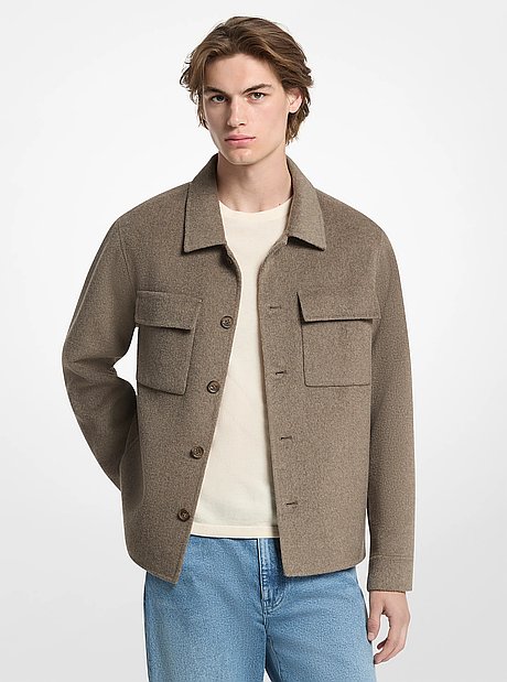 Joshua Wool Blend Shirt Jacket