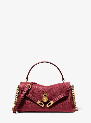 Hamilton Moderne Extra-Small Textured Leather Slouchy Crossbody Bag