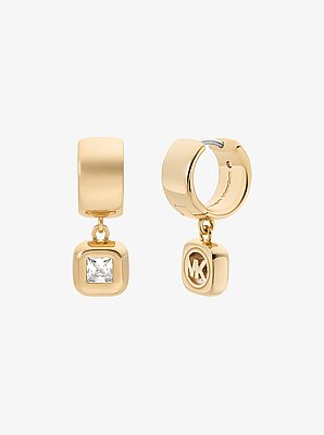Cubic Zirconia Huggie Earrings
