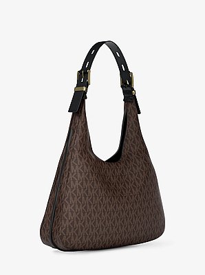 Nolita Large Signature Logo Hobo Shoulder Bag                           