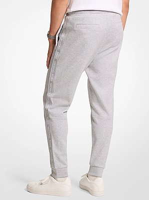 Logo Tape Cotton Blend Joggers