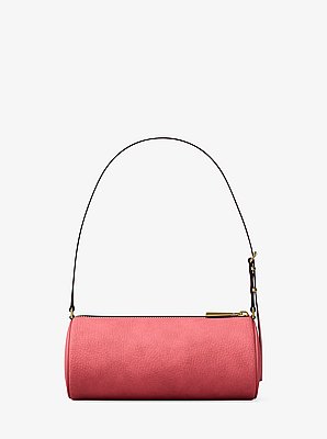 Petite pochette cylindrique Izzy en nubuck