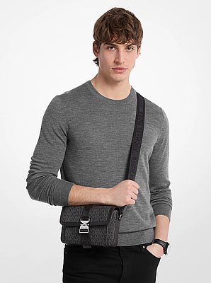 Hudson Signature Logo Crossbody Bag
