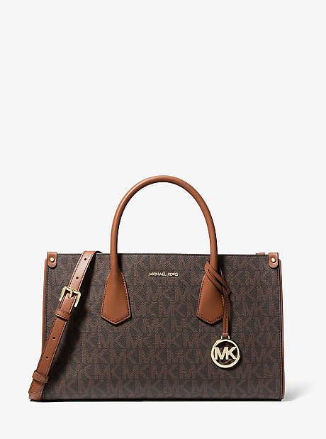 Maple Large Signature Logo Satchel