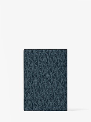 Cartera para pasaporte con logotipo