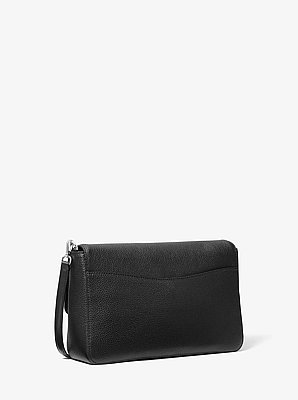 Kacey Large Pebbled Leather Convertible Crossbody Bag