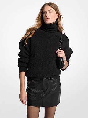 Textured Miniskirt