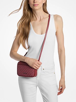Bandolera Jet Set Travel peque&ntilde;a para c&aacute;mara con logotipo exclusivo