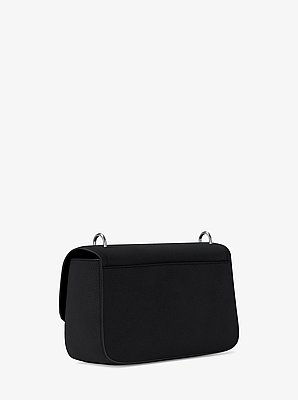 Grand sac port&eacute; &eacute;paule Tribeca en cuir grain&eacute;
