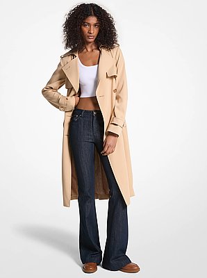 Gewebter Trenchcoat