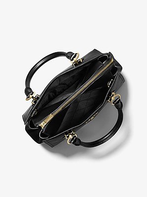 Bolso satchel Marilyn mediano de piel saffiano