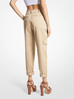 Stretch Organic Cotton Cargo Pants