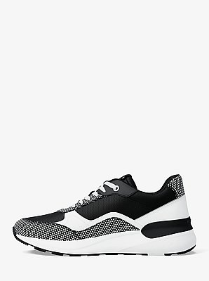 Sneaker Trevor van gemengd materiaal